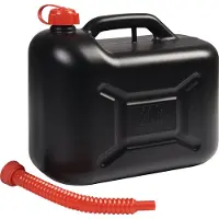 Now Bidon de carburant pour le transport, contenance 20l, noir HD-PE L405xl210xH350mm NOW