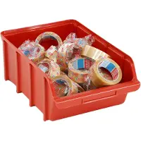 Raaco Conteneur de stockage Conteneur empilable 5, rouge BIN 5