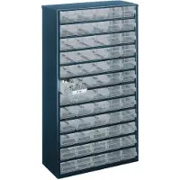 Raaco Armoire en métal 60 tiroirs avec 10 séparateurs