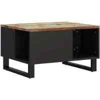 vidaXL Table basse 60x50x35 cm Vieux bois massif
