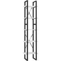 vidaXL Bibliothèque à 5 niveaux Blanc 40x30x175 cm Bois de pin
