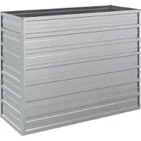 vidaXL Lit surélevé de jardin 100x40x77 cm Acier galvanisé argenté