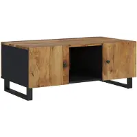 vidaXL Table basse 100x54x40 cm bois massif mangue & bois composite