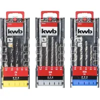 Kwb Lot de 3 cassettes POWERBOX 49109157 (10 millimètres, 4 millimètres, 5 millimètres, 6 millimètres, 8 millimètres)