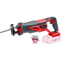 Einhell Scie universelle sans fil – TE-AP 18/26 Li-Solo – 18 V – Course 26 mm – 0–2 600 cps/min – Coupe bois 180 mm / acier 12 mm