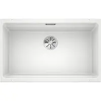 BLANCO ETAGON 700-U, SILGRANIT PuraDur, blanc, sansd'écoulement à distance, avec accessoires