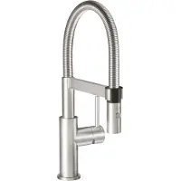 Villeroy & Boch Robinet de cuisine Steel Expert Compact, en acier inoxydable