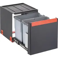 Franke SORTER CUBE 40, 2 fois y compris récipient 2 x 14 L,