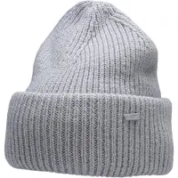 4F Femmes, Bonnet, Casquette femme bleu clair mélangé H4Z22 CAD005 34M (M), Bleu, (M, Taille unique)