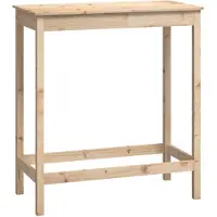vidaXL Table de bar 100x50x110 cm pin massif