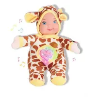 Reig Musicales Poupée bébé 35 cm Girafe Peluche musicale