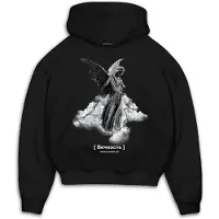 MJ Gonzales Sweat-shirt gris / noir / blanc