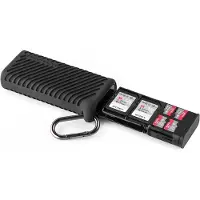PGYtech Étui Lecteur de Cartes haute vitesse SD Createmate Noir