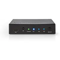 Nedis Hdmi Switch 3 Port 1xusb-c + 2xhdmi In To 1xhdmi Out 4k Metal 60hz Argenté
