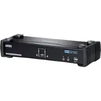 Aten 2-Port USB DVI Dual Link/CH7.1 Audio KVMP Switch