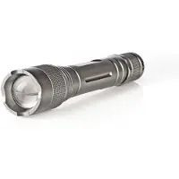 Nedis Lampe torche à LED 3 W 150 lm IPX5 Gris