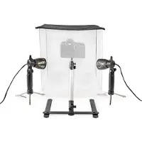 Nedis Skt010wt Photo Studio Kit Argenté