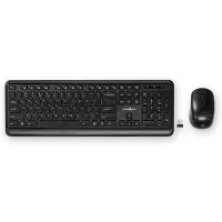 Nedis Ensemble souris et clavier - sans fil - Connexion souris et clavier : USB - 800 / 1200 / 1600 dpi - DPI réglable - QWERTY - US-Layout
