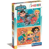 Clementoni puzzle 2x60 SuperKolor WB C Comics 21624