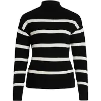 Vila Pull-over 'VIRil' noir / blanc