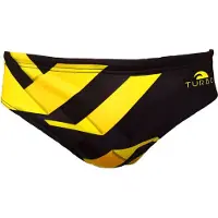 Turbo Garage Swimming Brief Jaune,Noir S Homme