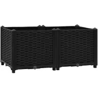 vidaXL Lit surélevé 80x40x38 cm Polypropylène
