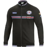 Sparco Martini-r Full Zip Sweatshirt Bleu XL Homme
