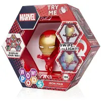 Marvel Wow ! Pods - Collection - Iron Man - Figurine à collectionner avec lumière et capteur de mouvement (Deqube 918MVL101601) DEQUBE