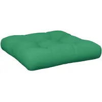 vidaXL Coussin de palette vert 60x60x12 cm tissu