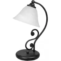 Rabalux Lampe de table de campagne "Dorothea" 37cm de haut Lampe de chevet confortable Chambre à coucher