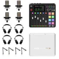 Rode Rodecaster Pro II Pack 4 Personnes
