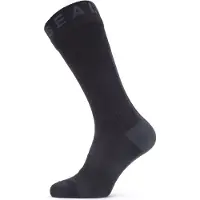 Sealskinz Chaussettes Mi-Longues Imperméables - All Weather avec Hydrostop - Noir/Gris - 2020