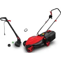 Elem Technic Tondeuse à gazon 1300 W et coupe-herbe 250 W