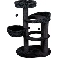 Trixie Arbre à chat Filippo 114 cm, gris/noir