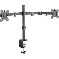 Techly ICA-LCD 582-D support de moniteur 81,3 cm (32") Bureau Noir