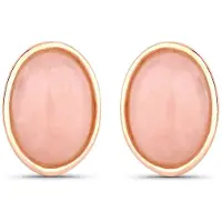 Rafaela Donata Boucles d'oreilles or rose / orange pastel