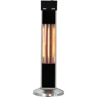 Home>it Chauffe-patio - modèle au sol - 2000 W, Radiateur infrarouge, Argent