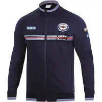 Sparco Martini-r Full Zip Sweatshirt Bleu 2XL Homme
