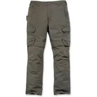 Carhartt Full Swing Steel, pantalon cargo ,Gris Foncé/Vert ,W34/L32