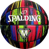Spalding Ballon de basket - - MarbleSeries Rainbow 84398Z - Taille 7 - Multicolore - Mixte