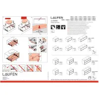 Laufen The New Classic Sideboard, 1 tiroir, 775x455x345mm, pour lave-mains à poser H816852, H4060130856271