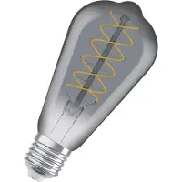 Osram Ampoules LED à intensité variable, édition Vintage, remplacement de 30 Watts, E27, ST64-shape, 1800 Kelvin, Warm Comfort Light, verre clair, single Pack
