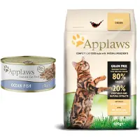Applaws Cat Tin Adult - Poisson de l'océan en bouillon - 6x156 g