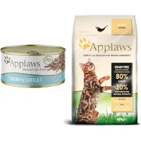 Applaws Cat Tin Adult - Filet de thon en bouillon - 6x156 g