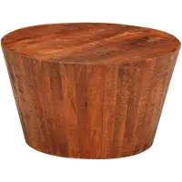 vidaXL Table basse Ø 52x30 cm bois massif mangue