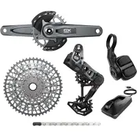 Sram Gx T-type Eagle Transmission Axs Groupset Argenté 175 mm 32t / 10-52t
