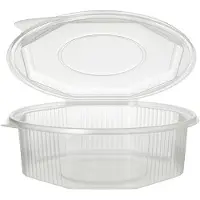Papstar 4x , Vaisselle de pique-nique, 87610 Bac à aliments jetable plastique
