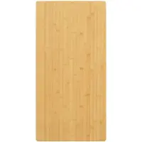 vidaXL Dessus de table 50x100x2,5 cm bambou