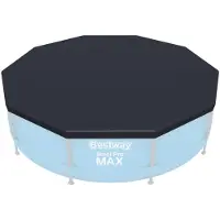 Bestway bâche de couverture de piscine Flowclear 305 cm