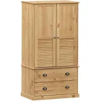vidaXL Armoire VIGO 90x55x170 cm pin massif